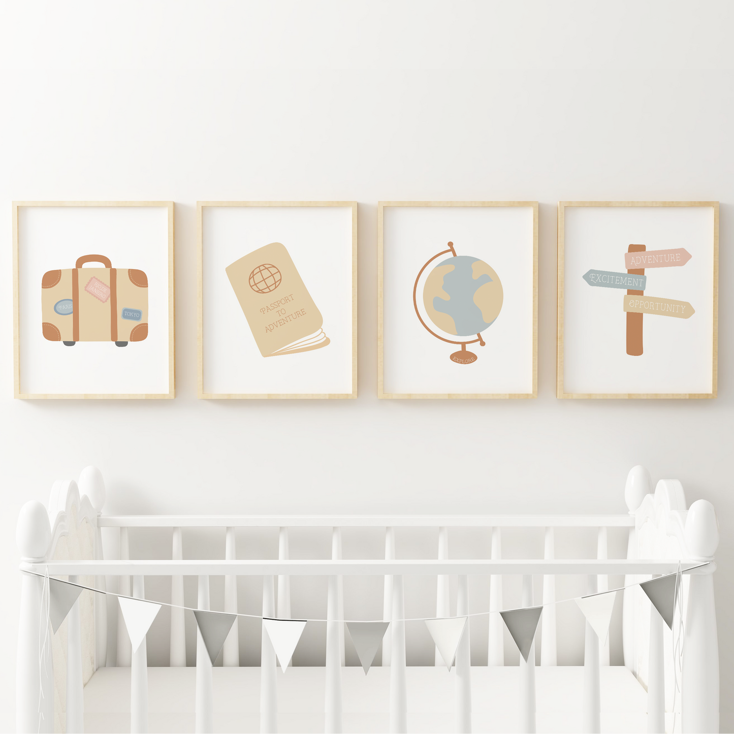 Globetrotter Art Prints (Set of 4)