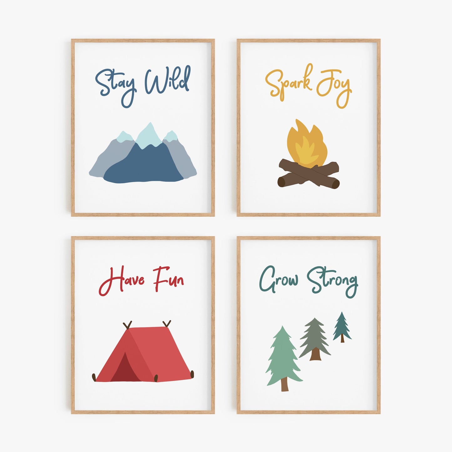 Great Outdoors Art Prints (Set of 4)