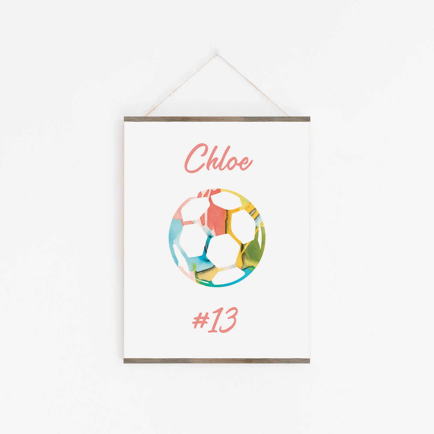 Personalized Soccer Art Print