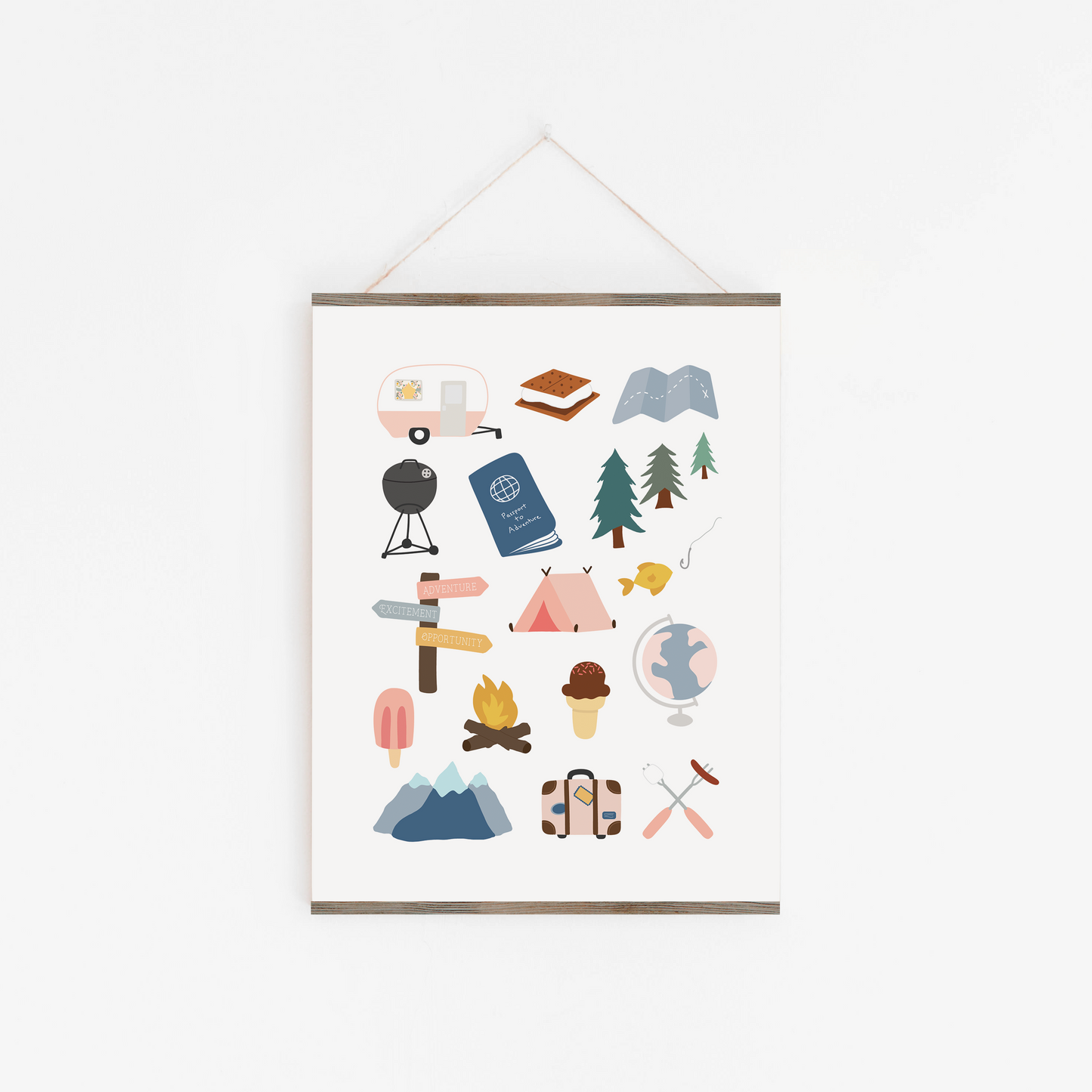 Explore Everything Art Print