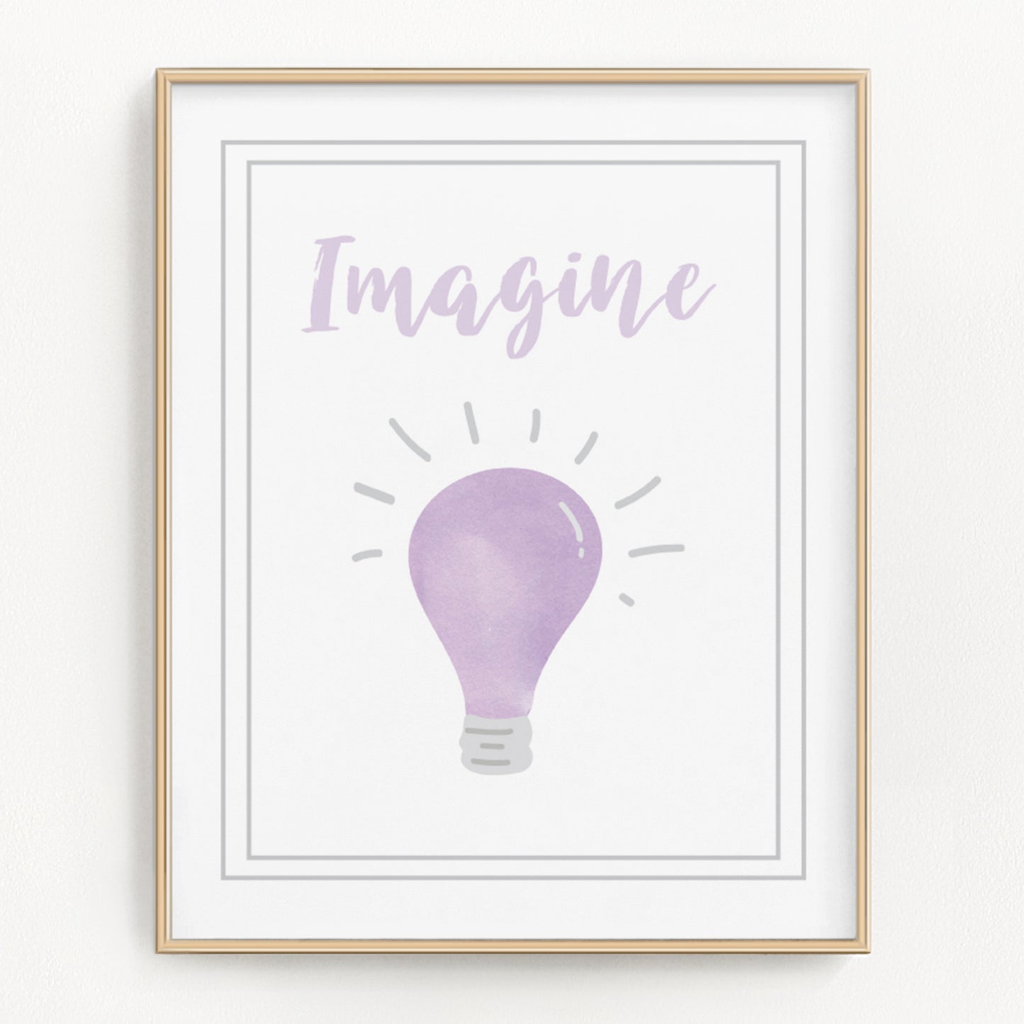 Watercolor Science Art Prints (Set of 4)