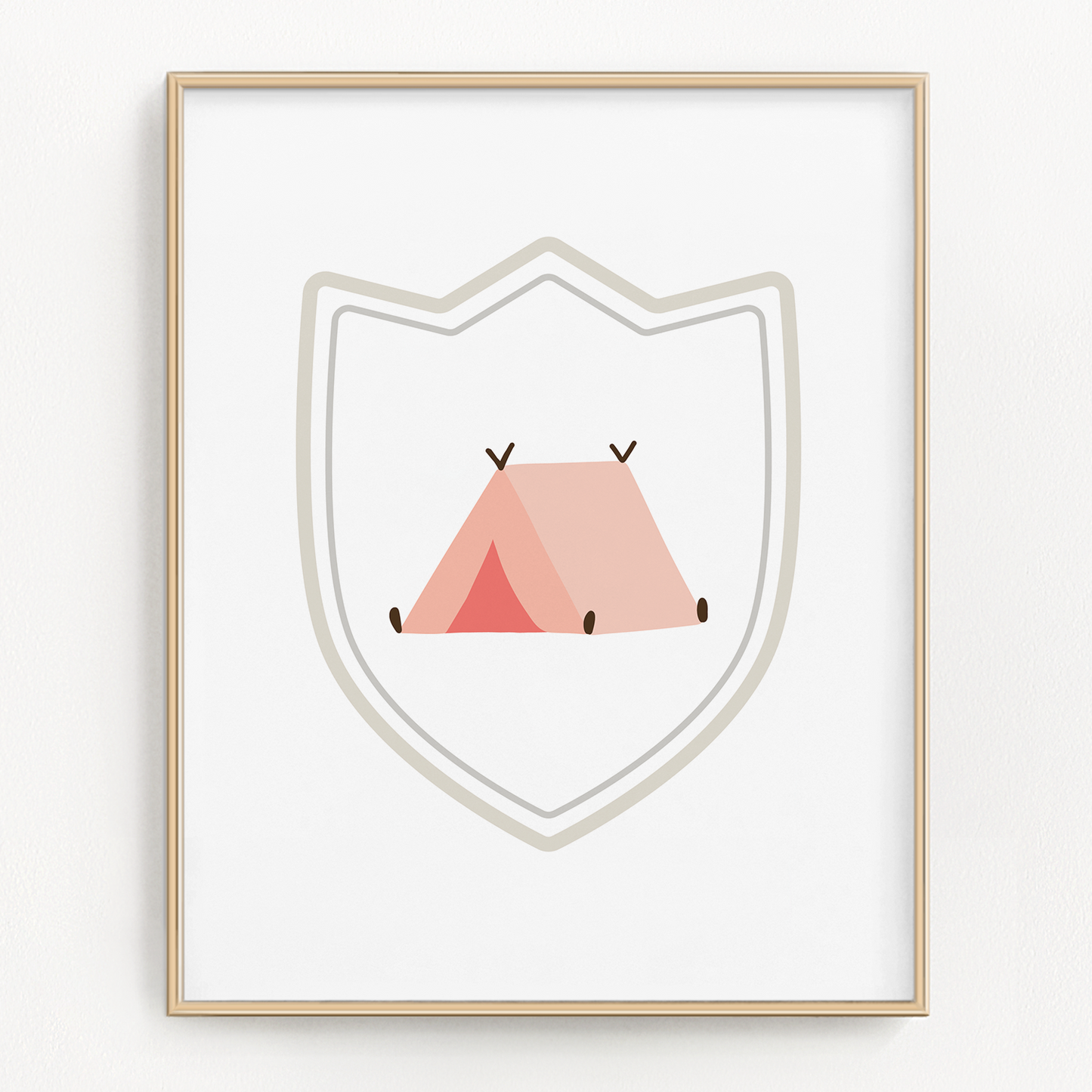 Adventure Badge Art Prints (Set of 4)