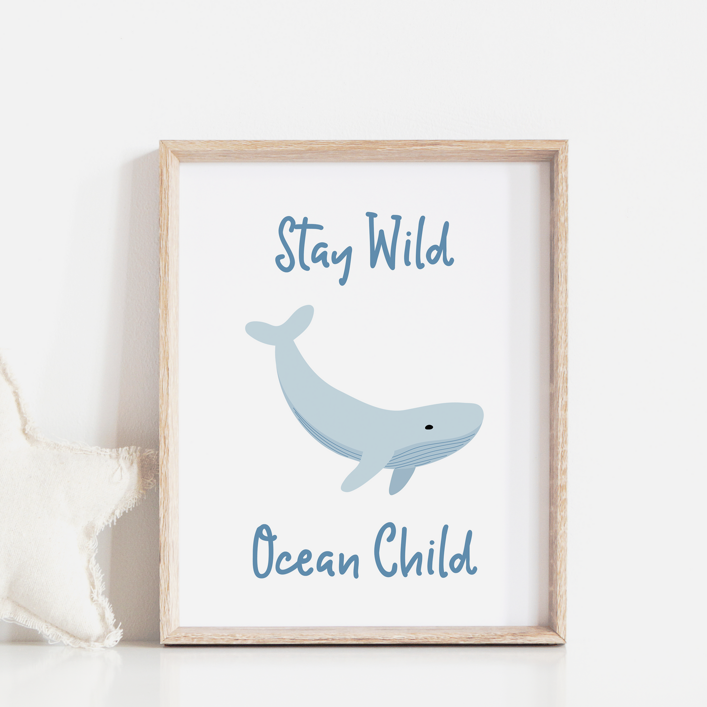 Stay Wild Whale Art Print