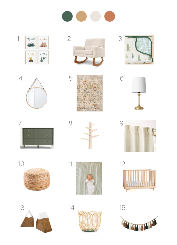 A Gender Neutral Nature Themed Nursery