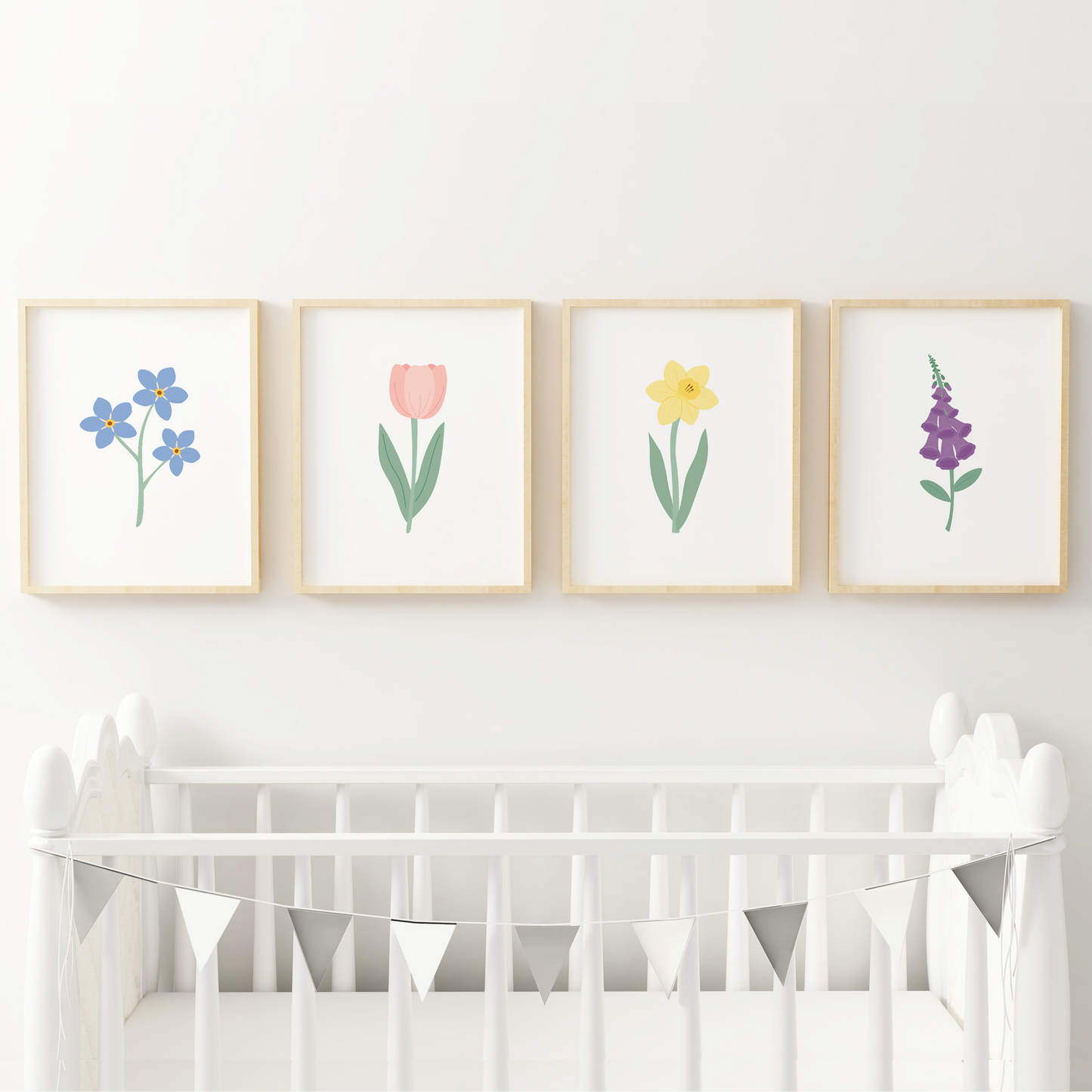 Wildflower Art Prints (Set of 4)
