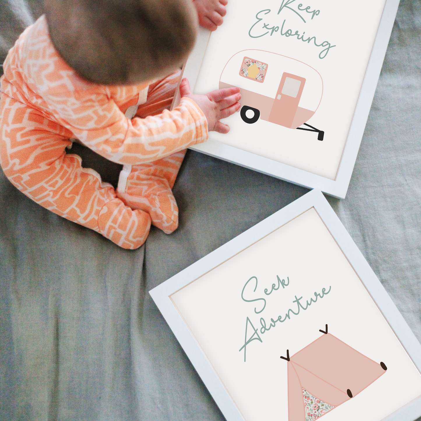 Explore and Adventure Art Prints (Set of 2)