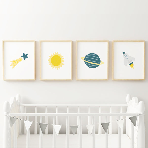 Explore the Universe Art Prints (Set of 4)