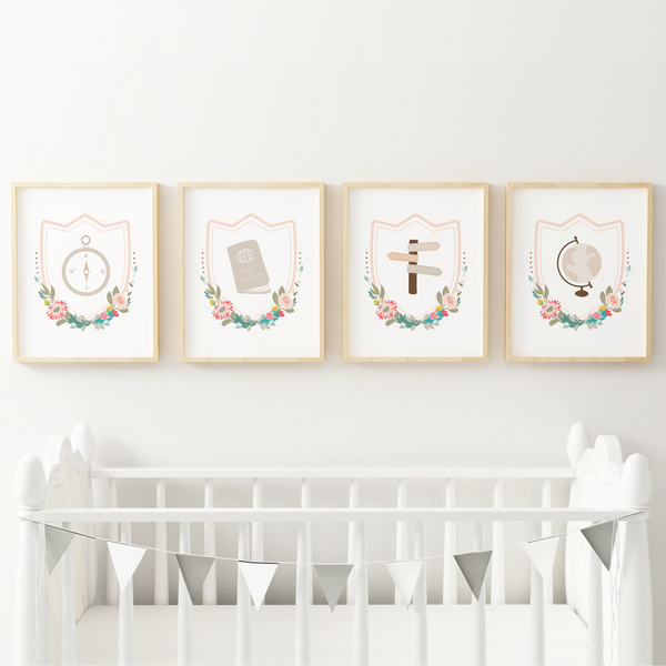 Wanderlust Art Prints (Set of 4)