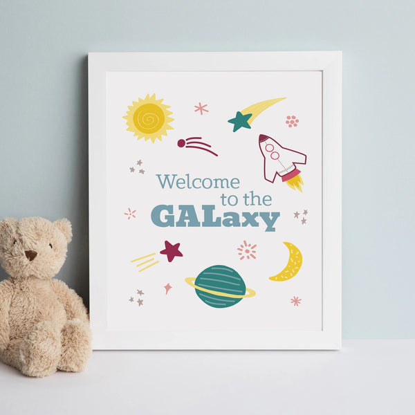 Welcome to the GALaxy Art Print