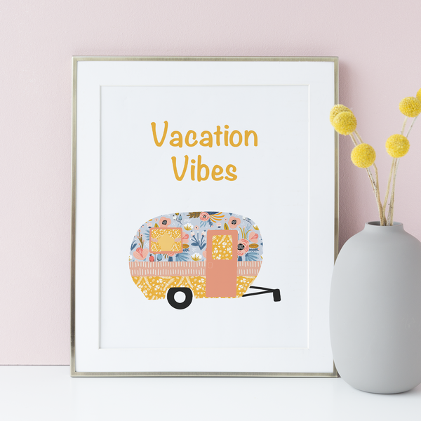 Vacation Vibes Art Print