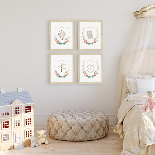Wanderlust Art Prints (Set of 4)