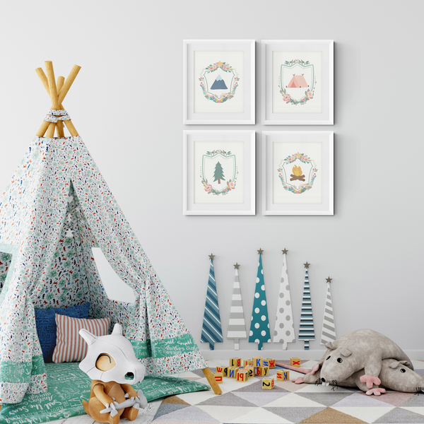 Woodland Adventure Art Prints (Set of 4)