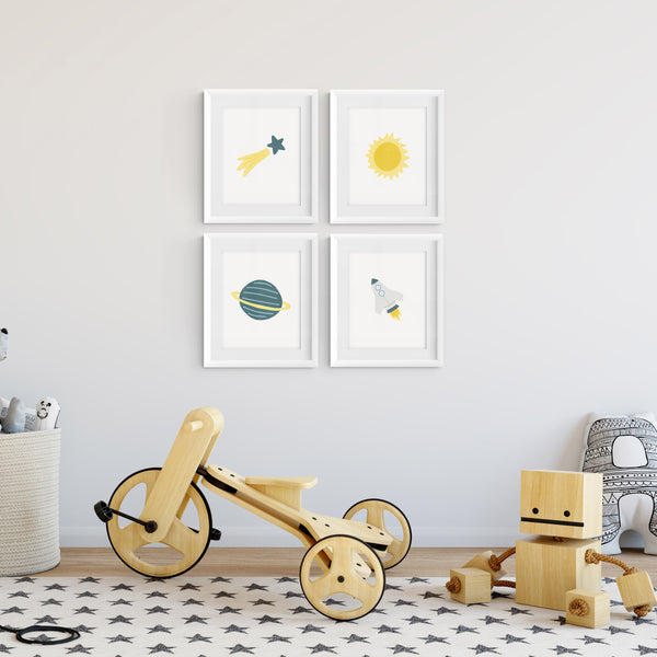 Explore the Universe Art Prints (Set of 4)