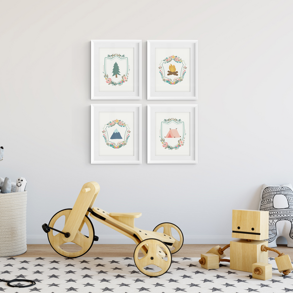 Woodland Adventure Art Prints (Set of 4)