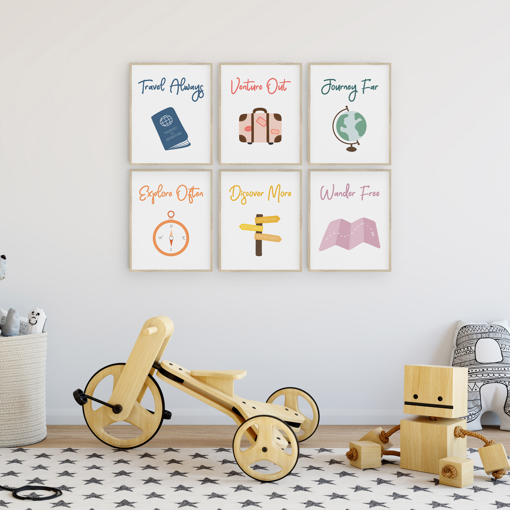 Travel themed nursery 2024 decor