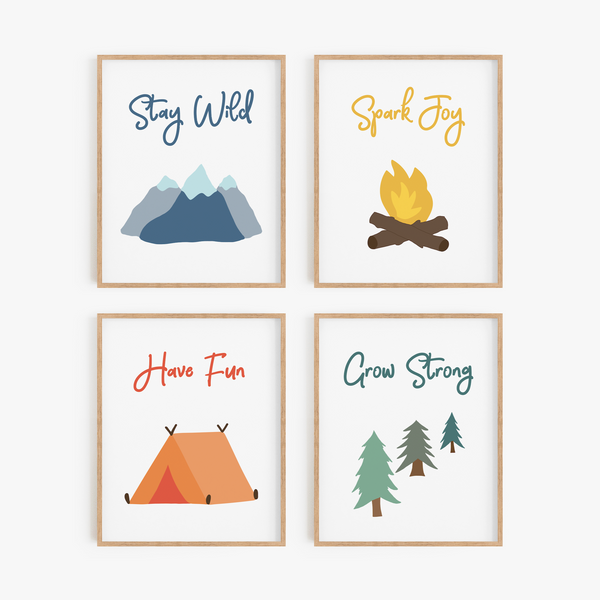 Great Outdoors Art Prints (Set of 4)