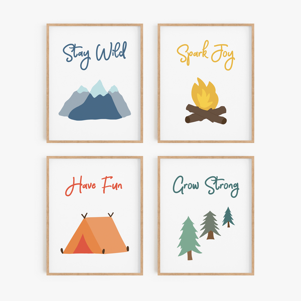 Great Outdoors Art Prints (Set of 4)