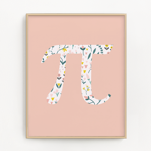 Pi Math Art Print