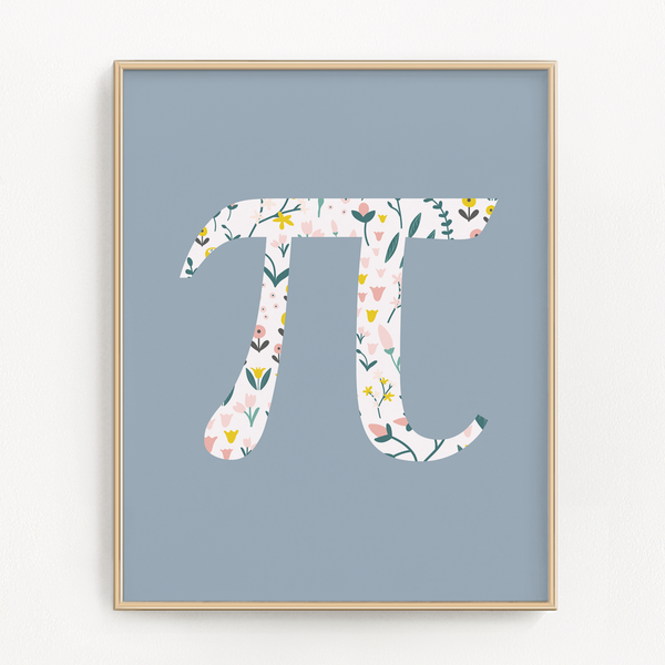 Pi Math Art Print