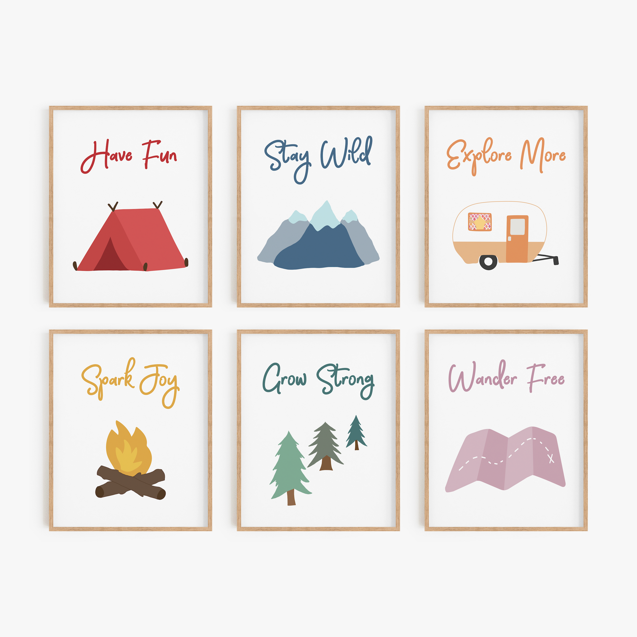 Great Outdoors Art Prints (Set of 6)