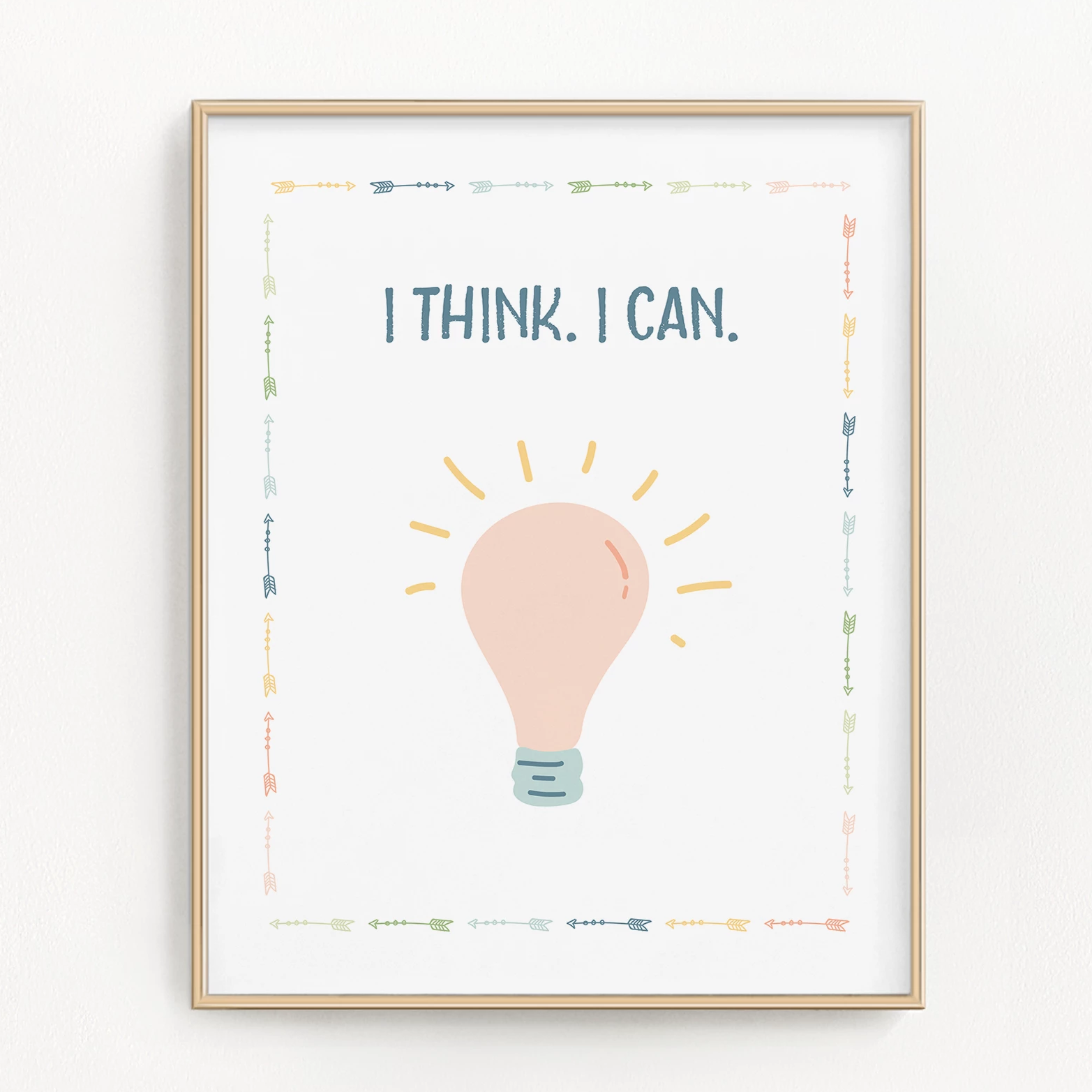I Think. I Can. Art Print