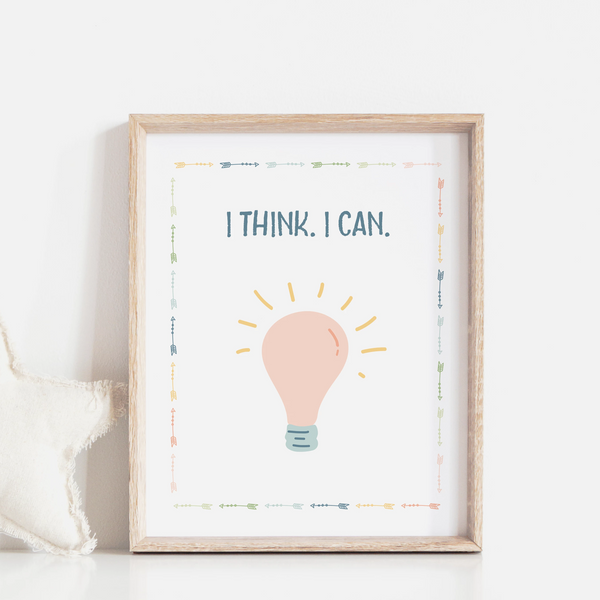 I Think. I Can. Art Print