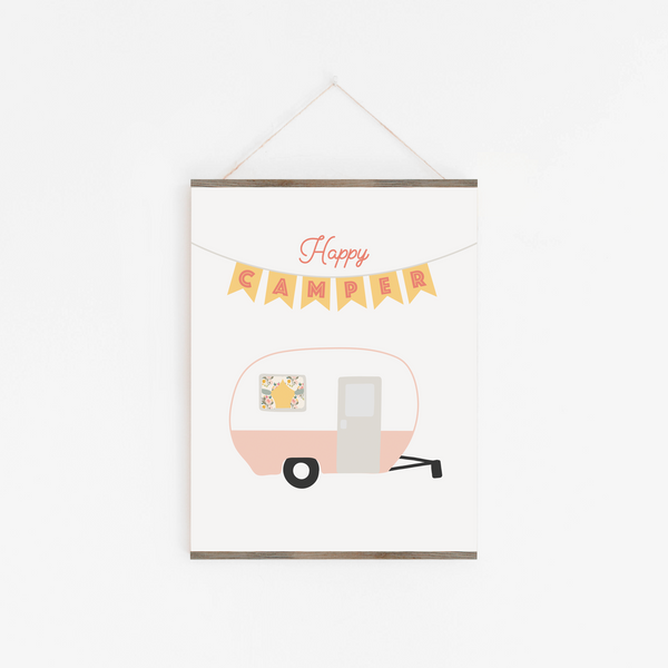Happy Camper Art Print