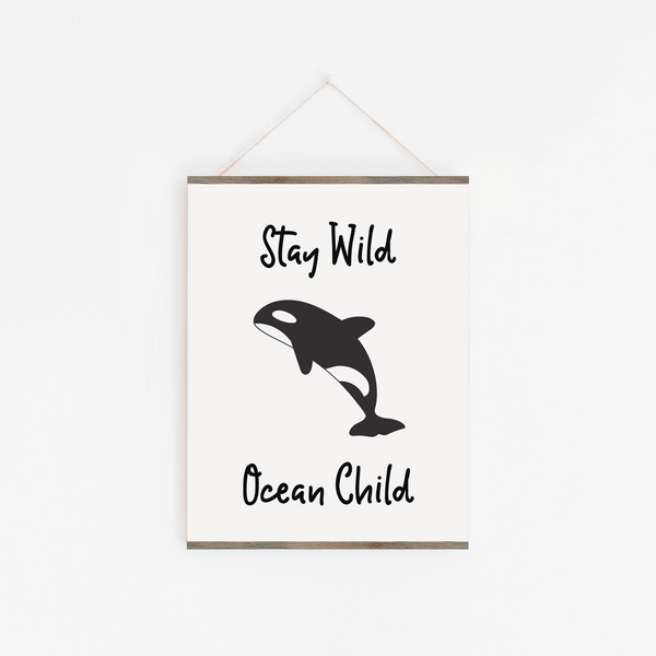 Ocean Child Orca Art Print