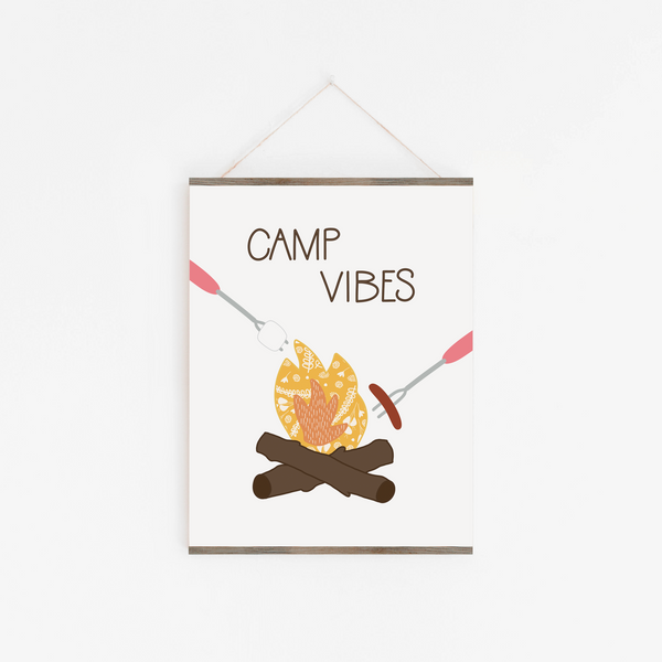 Camp Vibes Art Print