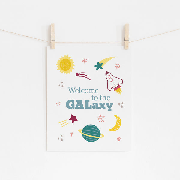 Welcome to the GALaxy Art Print