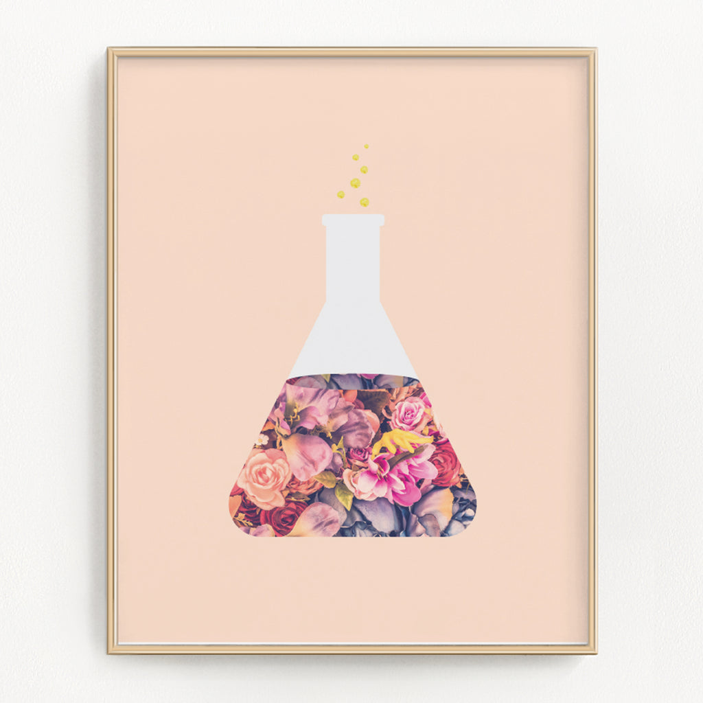 Science decor for girls, Blush pink microscope wall art, Women in ...