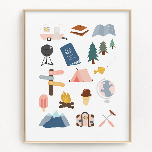 Explore Everything Art Print