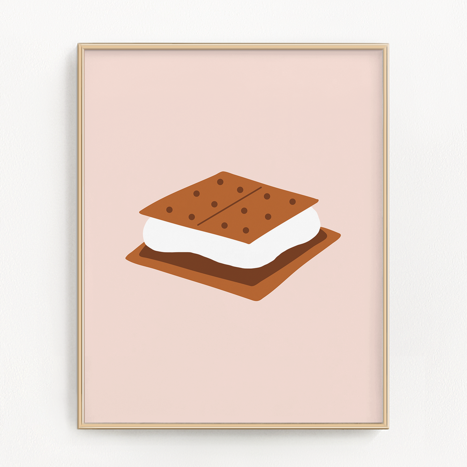 S'mores Art Print