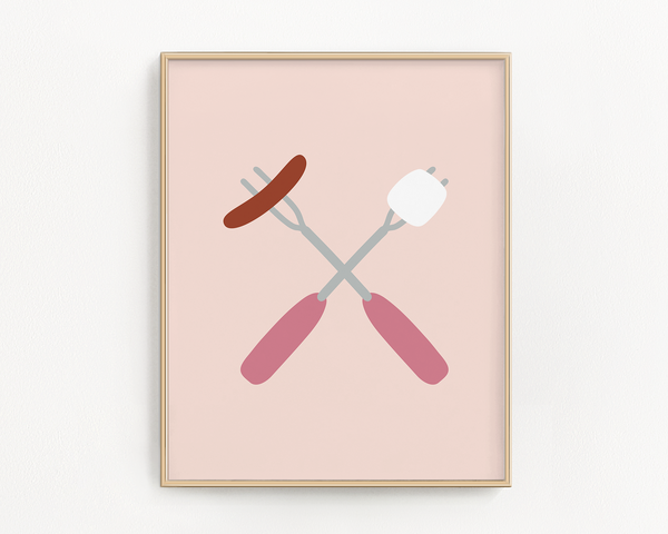 Signs of Summer Art Prints (Set of 4)