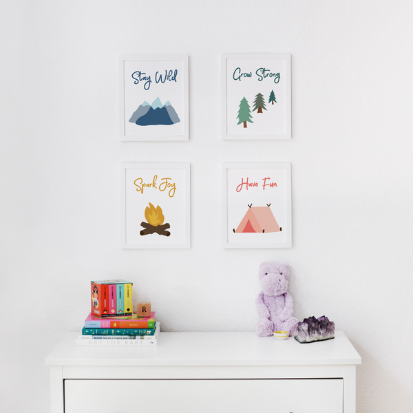 Great Outdoors Art Prints (Set of 4)
