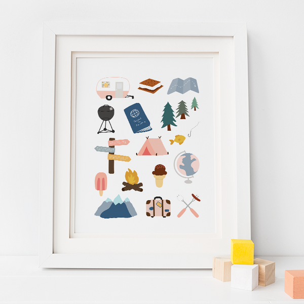 Explore Everything Art Print