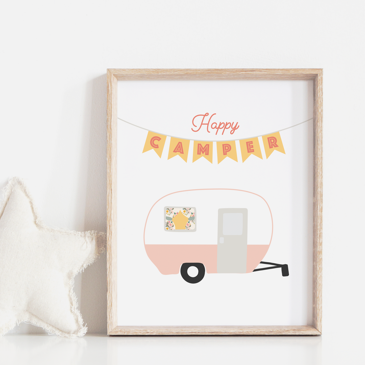 Happy Camper Art Print