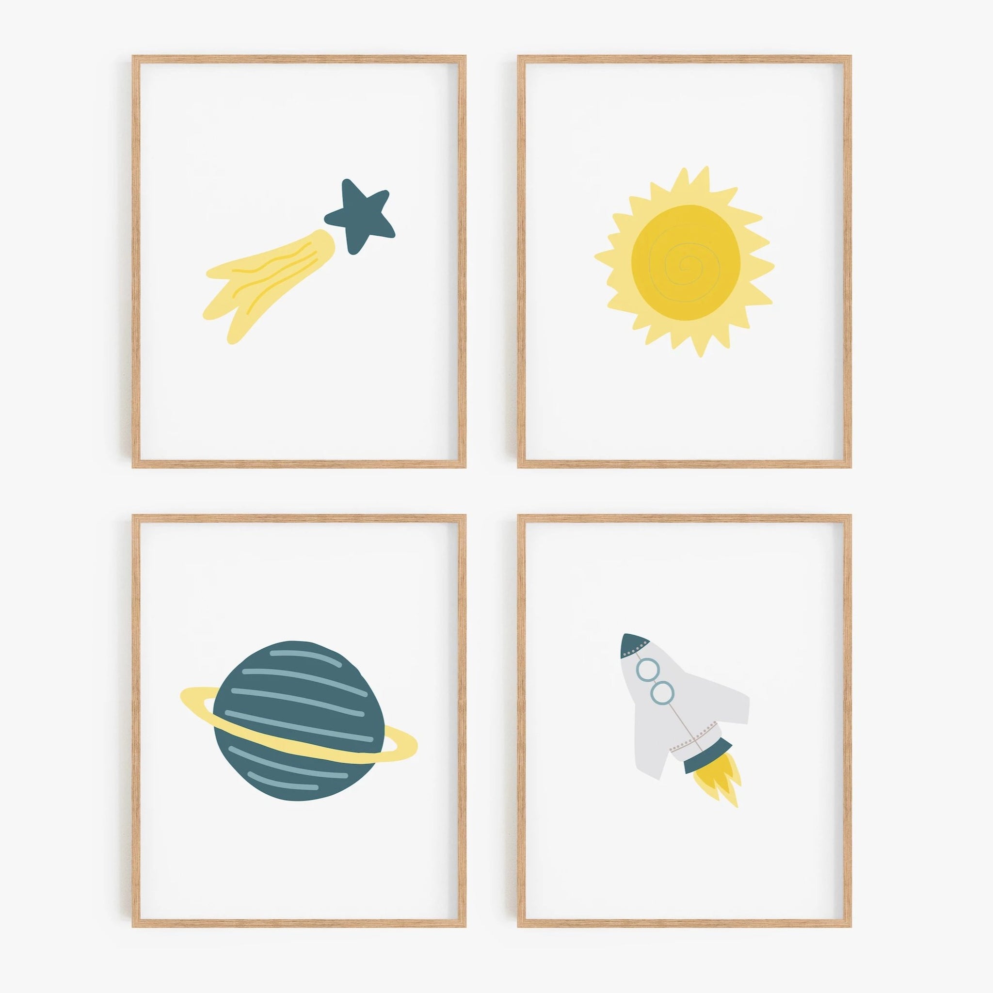 Explore the Universe Art Prints (Set of 4)