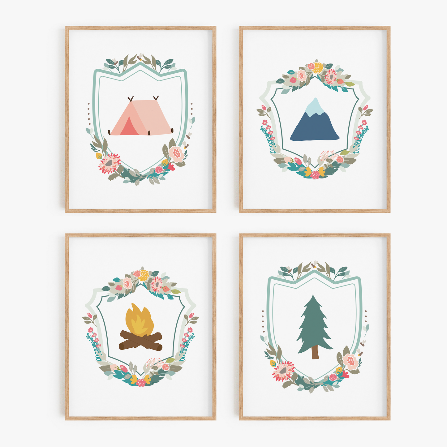 Woodland Adventure Art Prints (Set of 4)