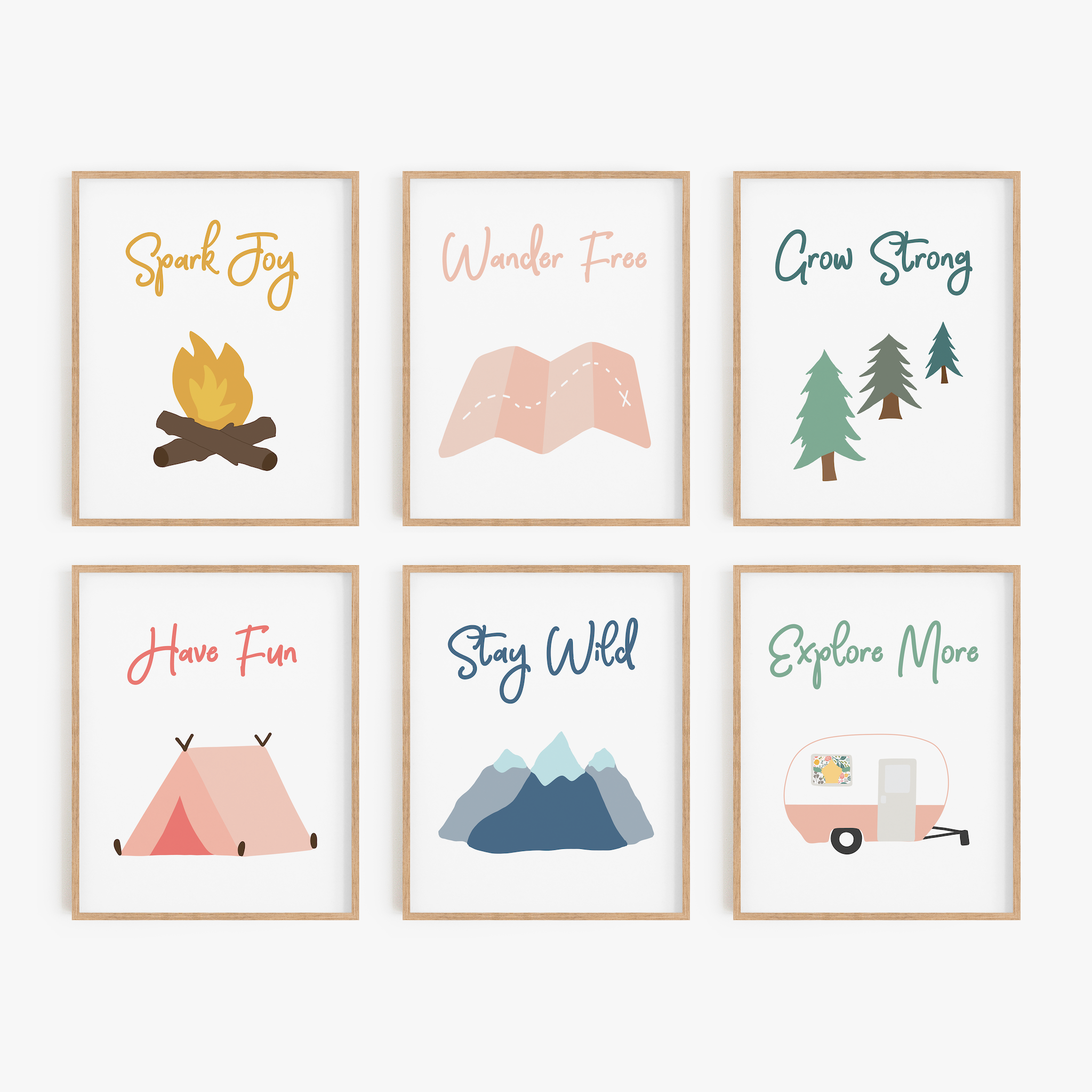 Great Outdoors Art Prints (Set of 6)