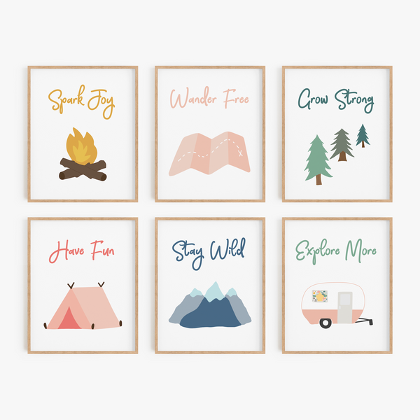 Great Outdoors Art Prints (Set of 6)