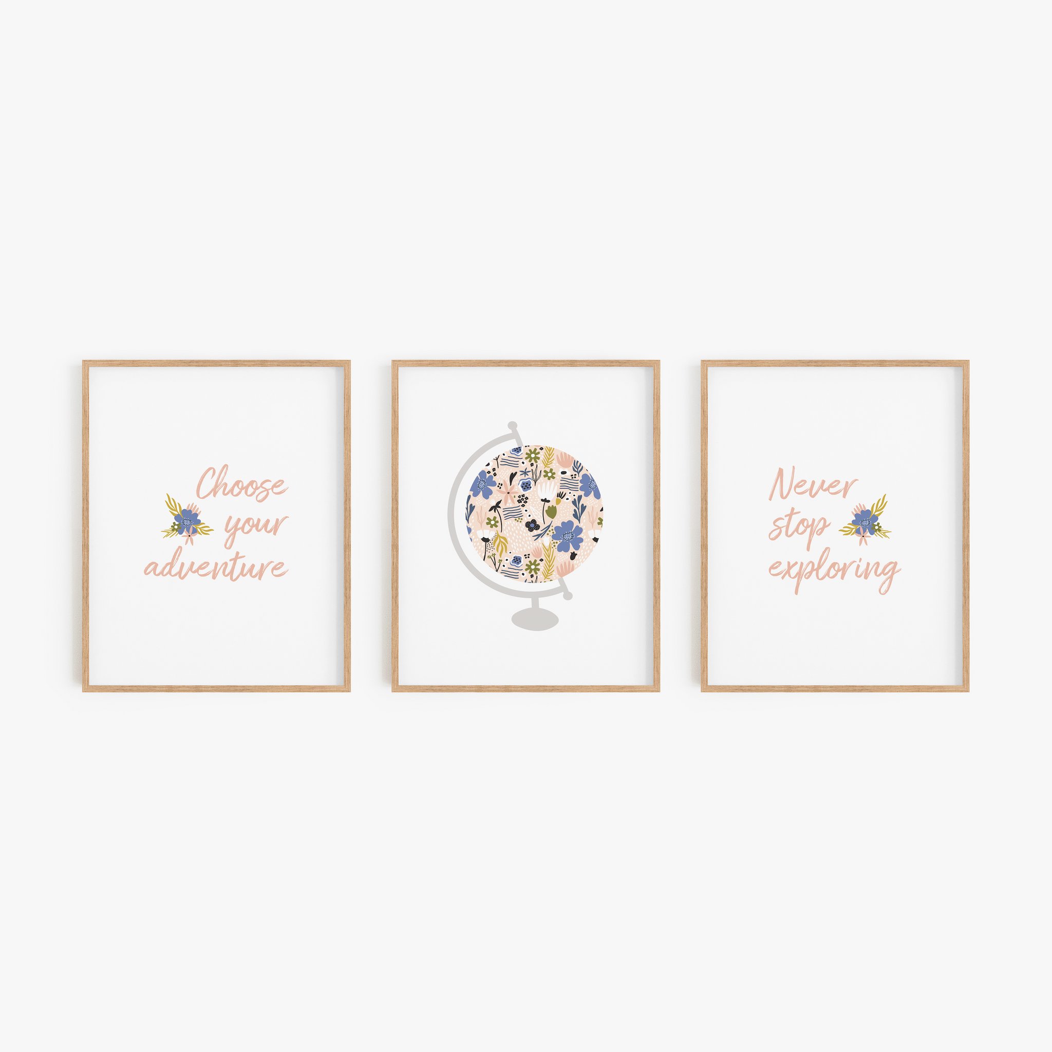 Inspirational Adventure Art Prints (Set of 3)