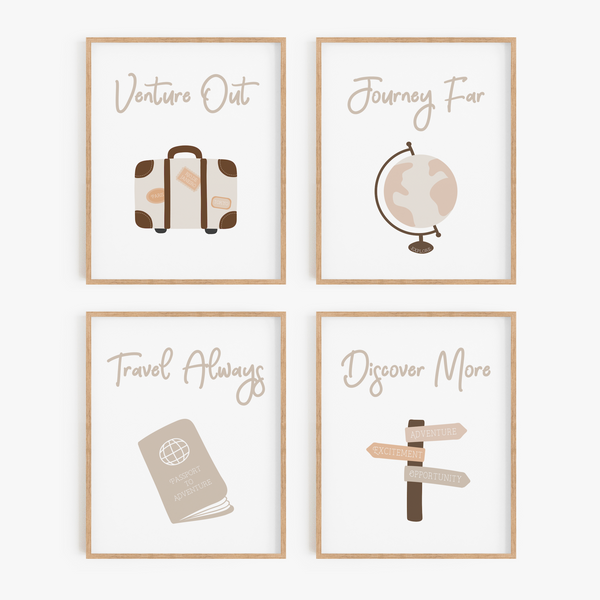 World Tour Art Prints (Set of 4)