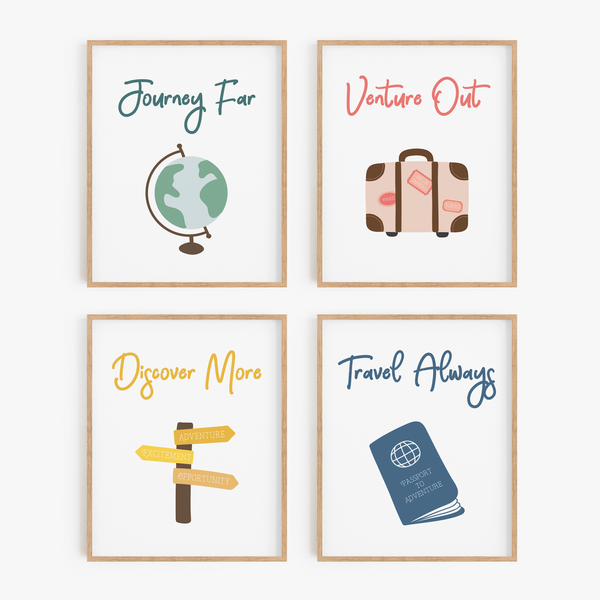 World Tour Art Prints (Set of 4)