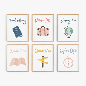 World Tour Art Prints (Set of 6)