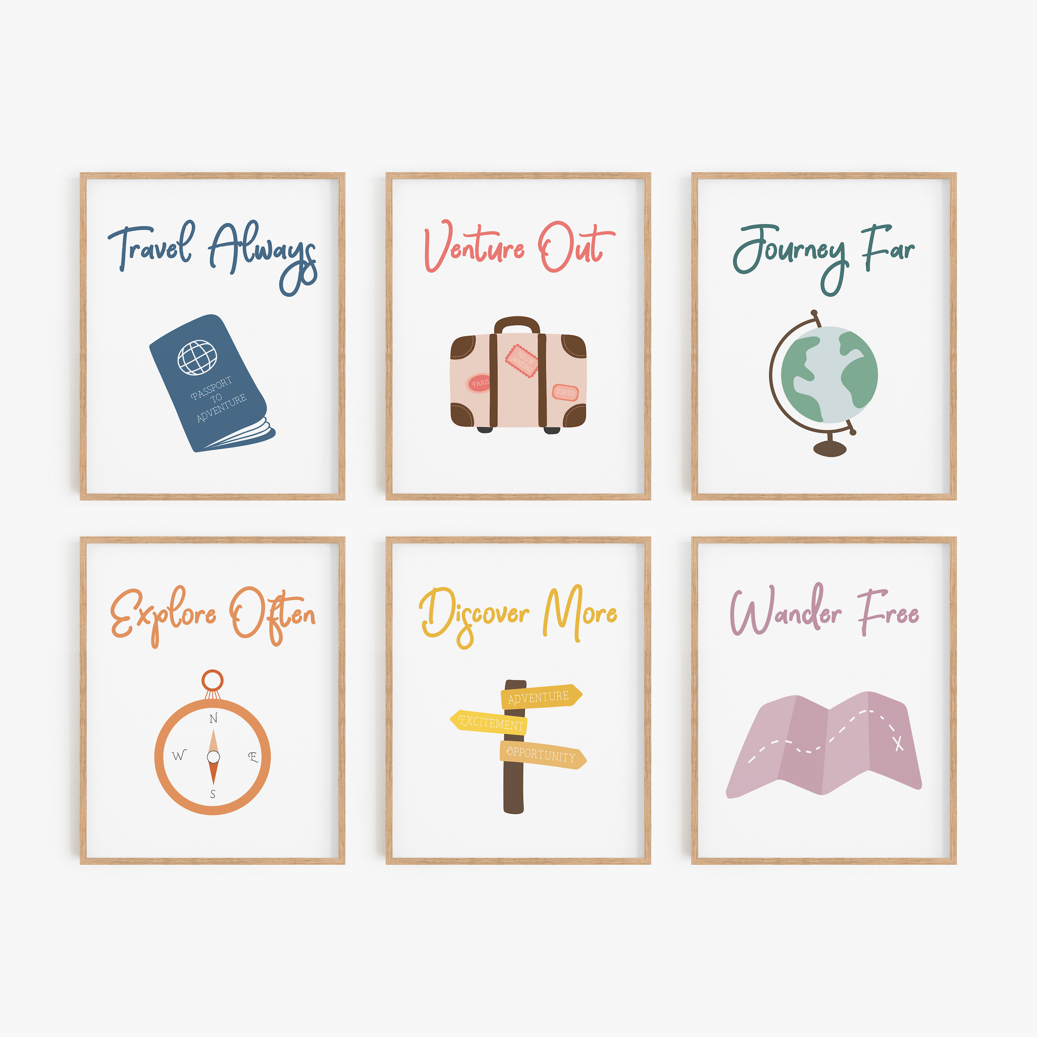 World Tour Art Prints (Set of 6)