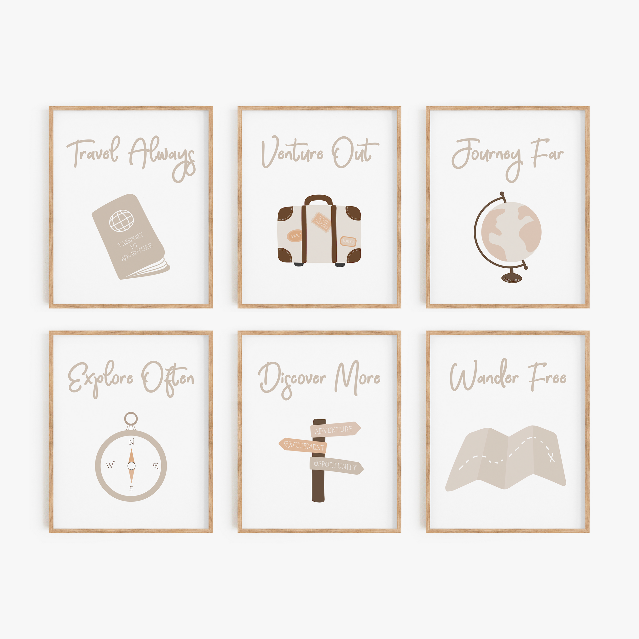 World Tour Art Prints (Set of 6)