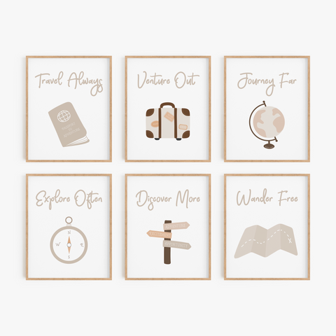 World Tour Art Prints (Set of 6)