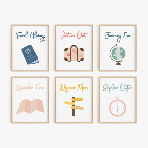 World Tour Art Prints (Set of 6)