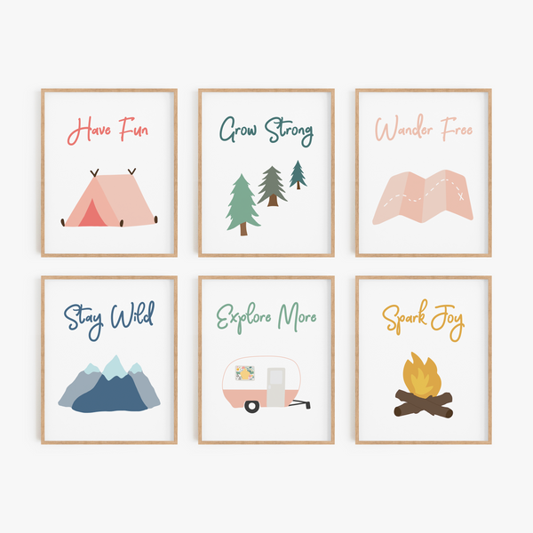 Great Outdoors Art Prints (Set of 6)